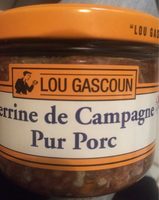 Terrine de campagne pur porc