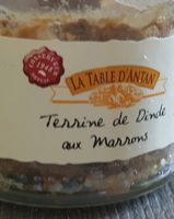 Terrine de dinde aux marrons
