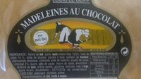 Madeleines au chocolat