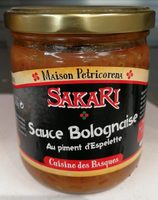 Sauce Bolognaise au piment d'Espelette