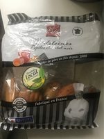 Madeleines pépites de chocolat noir