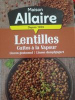 Lentilles cuites à la vapeur