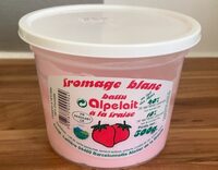Fromage blanc battu  à la fraise