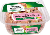 Mon museau de porc à la lyonnaise