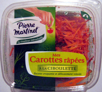 Mes Carottes râpées à la ciboulette