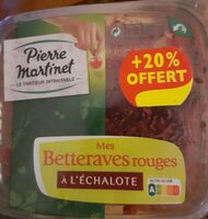 Mes Betteraves rouges à l'échalote