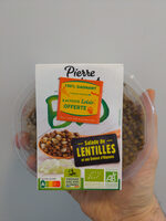 Salade de lentilles et son Emincé d'Oignons