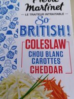 Coleslaw chou blanc carottes cheddar