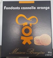 Fondants cannelle orange