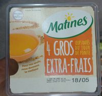 4 Gros oeufs Extra-frais