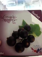 Sorbet cassis de Bourgogne