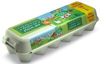 10 + 2 œufs offerts Baby Coque de poules élevées en plein air