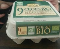 Œufs de poules élevées en plein air, bio