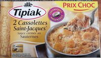 Cassolettes Saint Jacques sauce crémée sauterne
