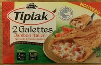 2 Galettes Jambon Italien Mozzarella & Tomates Séchées