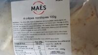 4 crêpes nordiques 100g