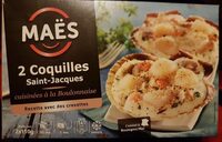 2 coquilles saint Jacques a la boulonnaise