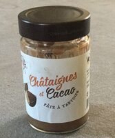 Pâte à tartiner Châtaignes et cacao