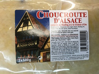 Choucroute d'Alsace cuisinée au Riesling et à la graisse d'Oie