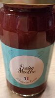 Préparation fraise menthe