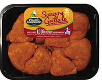 4 Cuisses de poulet assaisonné au paprika