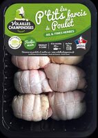 8 P'tits farcis de poulet Ail et fines herbes