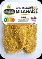 Mon escalope de dinde à la milanaise