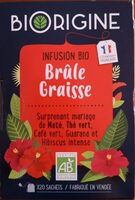 Infusion bio brûle graisse
