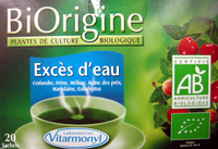 Excès d'eau (ou Elimination) BiOrigine