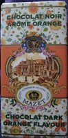 Chocolat noir arôme orange