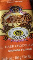 Chocolat noir arôme orange