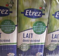 Lait demi-écrémé