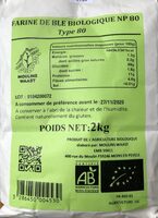 Farine de ble biologique np80 T80