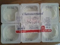 Fromage blanc au lait pasteurise CHATEAURENAUD, 40%MG