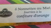Nonnettes au miel fourrées à la confiture d'orange