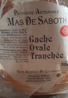 Gâche ovale tranchée