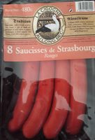 8 saucisses de Strasbourg rouges