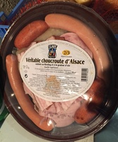 Véritable choucroute d'Alsace cuisinée au Riesling et à la graisse d'oie, qualité supérieure