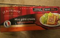 Mini pâté en croûte aux noisettes