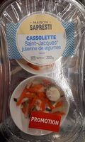 Cassolette Saint Jacques, julienne de légumes