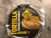 Tortilla nature micro ondable SAPRESTI TRAITEUR