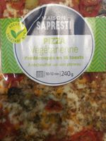 Pizza végétarienne sapresti
