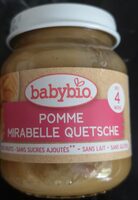 Pomme Mirabelle Quetsche