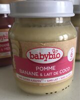 Babybio pomme banane et lait de coco