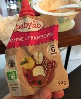 Babybio pomme et framboise