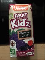 Jus Raisin, Cassis, Acérola