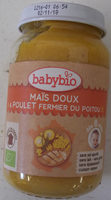 Maïs doux & poulet fermier du Poitou dès 8 mois