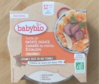 Festin de patate douce canard échalion