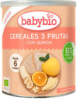 Cereales 3 frutas con quinoa