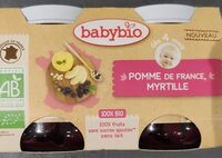 Compote pomme myrtille